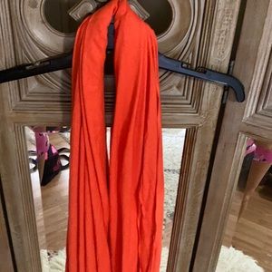 Orange scarf